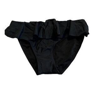 GIRLS SUSTAINABLE BLACK BIKINI BOTTOMS sz 14